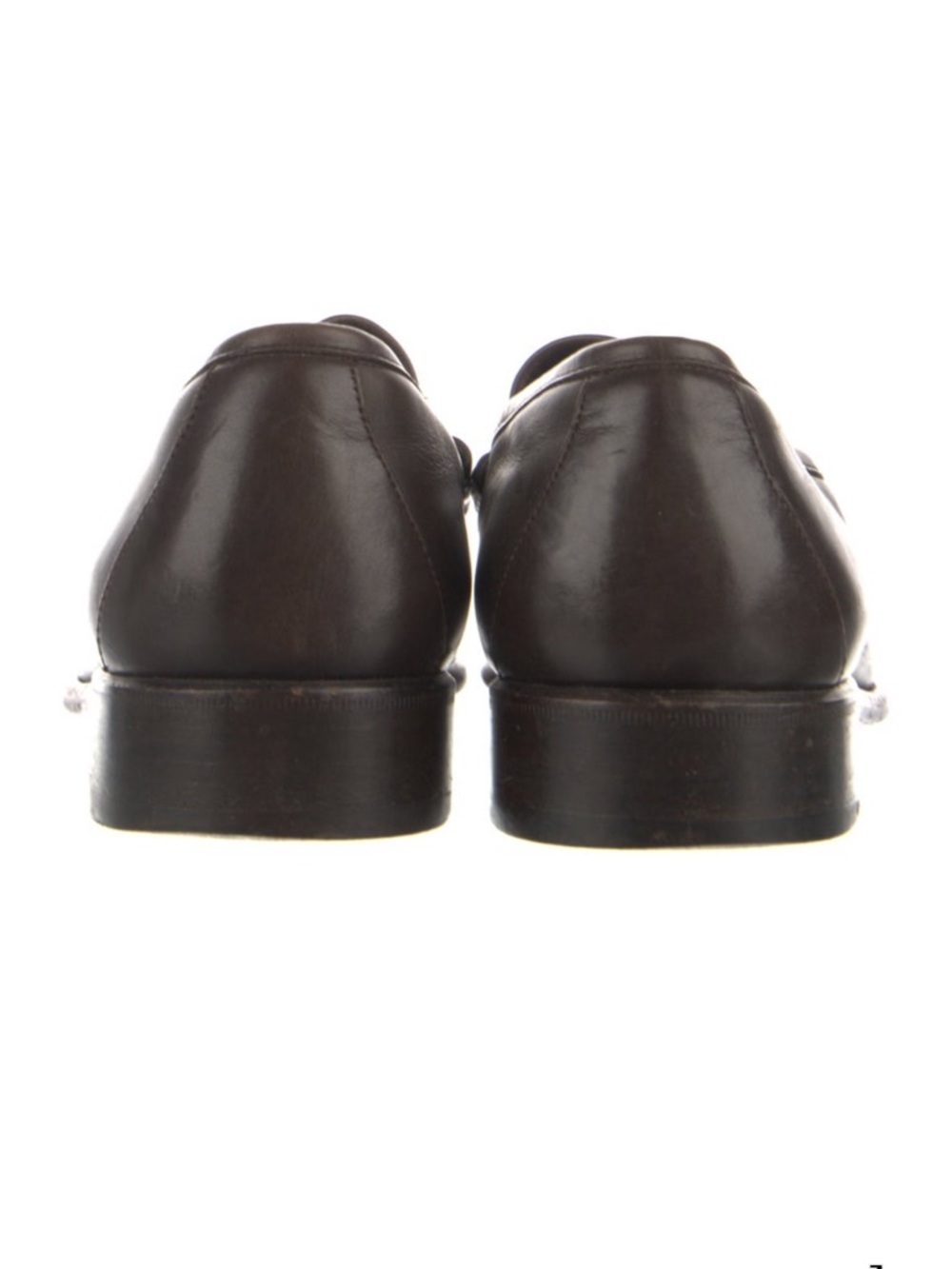 Gucci Classic Men's Brown Leather Horsebit Loafers size 11.5 - Picture 4 of 6